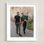 "The Big Picture: Father's Day Framed Photo" - Framed Photo in White by Minted - Framed