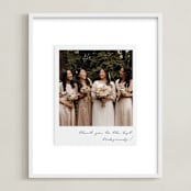 "Classic Snap (BRIDES)" - Framed Photo in Quartz by Minted - Framed
