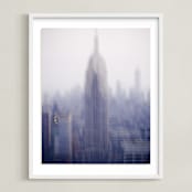 "empire state" - Art Print in Twilight by Kaitlin Rebesco - Framed