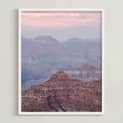 "Grand Canyon Blush" - Art Print in Blush by Kamala Nahas - Framed