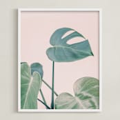"Botanical No. 38" - Art Print in Petal by Jennifer Rigsby - Framed