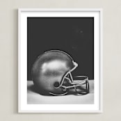 "armour" - Art Print in steel grey by Alicia Abla - Framed