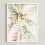 "Yucatan VI" - Art Print in Tropical Green by Lindsay Ferraris Photography - Framed