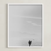 "Todos Santos I" - Art Print in Sandy Gray by Lindsay Ferraris Photography - Framed