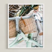 "Yucatan II" - Art Print in Caribbean Blue by Lindsay Ferraris Photography - Framed