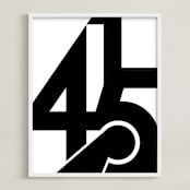 "SF 415" - Art Print in Black and White by Jennifer Morehead - Framed