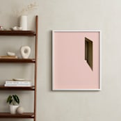"A Balanced Arch" - Art Print in Creamy Pink by Lisa Sundin - In a Room