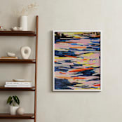 "X Flux" - Art Print in Pale Pink by Kelly Johnston - In a Room