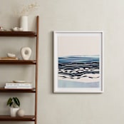 "Seascape I" - Art Print in marine by Tatjana Koraksic - In a Room