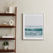 "Hermosa Blue I" - Art Print in water by Mike Sunu - In a Room