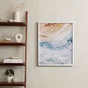 "Sediment No 1" - Art Print in Beige by Kelly Ventura - In a Room