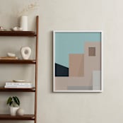 "Urbanscape 02" - Art Print in Desert Pink by Jennifer Morehead - In a Room