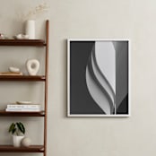 "Tulip" - Art Print in Black & white by Angie McMonigal - In a Room