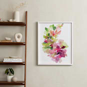 "Burgundy Gems" - Art Print in Burgundy by Yao Cheng Design - In a Room