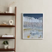 "White Woods" - Art Print in White Woods by Sarah Fitzgerald - In a Room