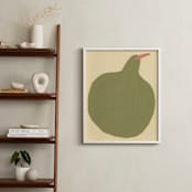 "Big Pear" - Art Print in Earthy Pear Green by Elliot Stokes - In a Room