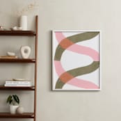 "Linked" - Art Print in Tutti Frutti by Bethania Lima - In a Room