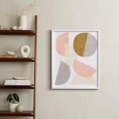 "Shifting" - Art Print in Blush by Kelly Nasuta - In a Room