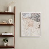 "White Canyon" - Art Print in Sand by Kamala Nahas - In a Room