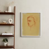 "Day Dream" - Art Print in Terra Cotta by Stephanie Chang - In a Room