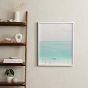 "Island Time" - Art Print in Caribbean Blue by Lindsay Madden - In a Room