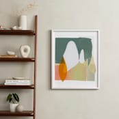 "Things unsaid 2" - Art Print in Leaf Green by Erin McCluskey Wheeler - In a Room