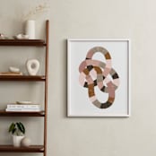 "Running in Circles" - Art Print in Sand by Pati Cascino - In a Room