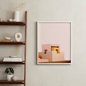 "Urban Desert Series 3" - Art Print in Soft Earth Tones by Lisa Sundin - In a Room
