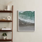 "The Shoreline" - Art Print in Sea Green by Melanie Sutherland - In a Room