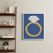 "Luxury" - Art Print in Golden Glow by Elliot Stokes - In a Room