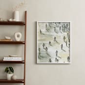 "Berlin at midday" - Art Print in Sand yellow by Lulaloo - In a Room