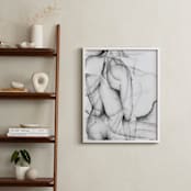 "More Alike than Not" - Art Print in Charcoal by Karen Kaul - In a Room