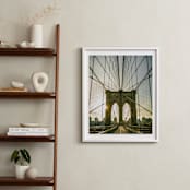 "Brooklyn Light" - Art Print in Sunrise Orange by Jason Derck - In a Room