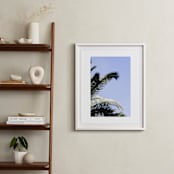 "Palm II" - Art Print in Sky Blue by Annie Montgomery - In a Room