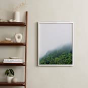 "Foggy mountain" - Art Print in fern by Aniko Levai - In a Room