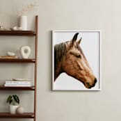 "Dominant Spirit" - Art Print in Chestnut by Robin Ott - In a Room