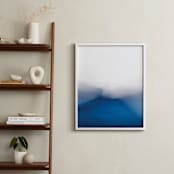 "Mirage" - Art Print in Navy by Karen Kardatzke - In a Room