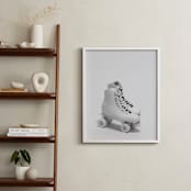 "Roller Skates " - Art Print in Powder by Cristiane - In a Room