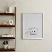 "Telephone" - Art Print in Pearl by Cristiane - In a Room