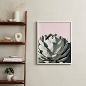 "Pink Agave" - Art Print in Blush by Wilder California - In a Room