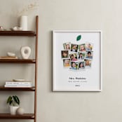 "Apple for the Teacher" - Framed Photo in Apple Green by Laura Bolter - In a Room