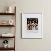 "Classic Snap (BRIDES)" - Framed Photo in Quartz by Minted - In a Room