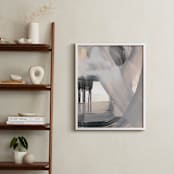 "Pushing Through" - Art Print in Neutrals by Angela Simeone - In a Room