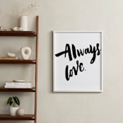 "Always Love" - Art Print in Classic by Maria Clarisse - In a Room