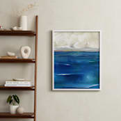 "Rising Tide" - Art Print in Royal Blue by Lindsay Megahed - In a Room
