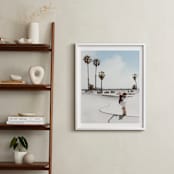 "Santa Barbara Skate I" - Art Print in color by Kamala Nahas - In a Room