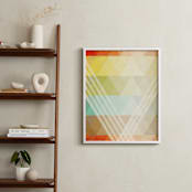 "Intersection" - Art Print in Muted Multi by Jennifer Morehead - In a Room
