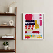 "What you want" - Art Print in Magenta by HAPI ART - In a Room