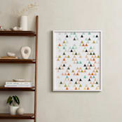 "Apertures No. 6" - Art Print in Coral by Genna Blackburn - In a Room