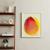 "My Portion" - Art Print in Deep Yellow by Jon Lai - In a Room